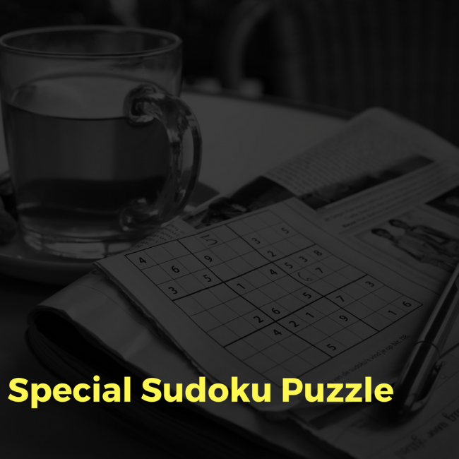 Special Sudoku Puzzel